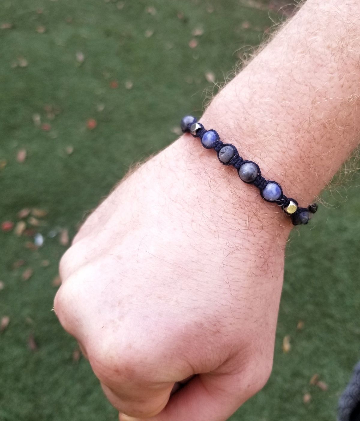 צמיד מקרמה לגבר גלקטי סולדייט ולברדורייט